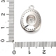 Латунные микро проложить кубического циркония подвески KK-L229-030P-3