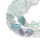 Необработанные необработанные бусины из натурального флюорита G-B065-C19-4