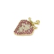 Латунные микро проложить кубического циркония подвески KK-M322-48G-03-2