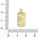 Латунные микро проложить кубического циркония подвески KK-I723-24G-3