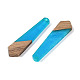 Подвески из смолы и дерева WOOD-F015-05G-2