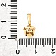 Латунные микро проложить кубического циркония подвески KK-D356-05B-G-3
