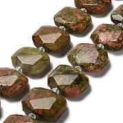 Природные Unakite бисер нитей G-H078-B13-01