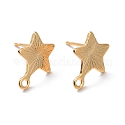 201 фурнитура для сережек-гвоздиков из нержавеющей стали STAS-K241-10G