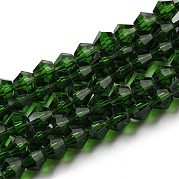Прозрачные стеклянные бусины GLAA-F029-3mm-25