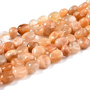 Натуральный Sunstone бисер пряди G-G018-18A