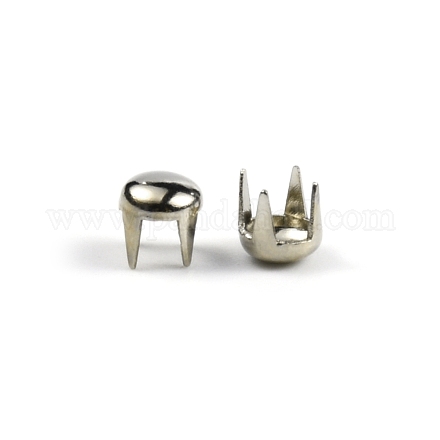 Латунные заклепки с четырьмя лапками KK-WH0076-12P-01-1