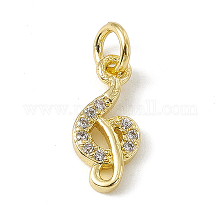 Латунные микро проложить кубического циркония подвески ZIRC-F132-98G-1