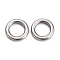 Non-Tarnish 304 Stainless Steel Linking Rings, Round Ring, Stainless Steel Color, 12x2mm, Inner Diameter: 7.8mm
