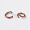 Ion Plating(IP) 304 Stainless Steel Open Jump Rings, Golden, 18 Gauge, 6x1mm, Inner Diameter: 4mm
