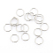 Tarnish Resistant 304 Stainless Steel Open Jump Rings, Stainless Steel Color, 14x1.2mm, Inner Diameter: 11.6mm, about 800pcs/bag