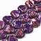 Natural Imperial Jasper Beads Strands, Heart, Dyed, Medium Orchid, 9~10x10x5mm, Hole: 1.2mm, about 44~45pcs/strand, 15.55~15.94 inch(39.5~40.5cm)