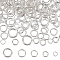 UNICRAFTALE 200 Pcs 5 Sizes Stainless Steel Open Jump Rings 4-8mm Round Rings Silver Jump Rings for Jewelry Making Connector Rings for DIY Craft Earring Bracelet Pendant Choker Jewelry Making