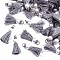 Polycotton(Polyester Cotton) Tassel Pendant Decorations, Mini Tassel, with Golden Tone Iron Findings and ABS Plastic Imitation Pearl, Dark Gray, 23mm, Jump ring: 5x0.8mm, 3.4mm inner diameter