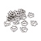 Tarnish Resistant 304 Stainless Steel Charms, Dog Paw Prints, Stainless Steel Color, 12.9x11.8x1mm, Hole: 1.3mm