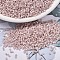 MIYUKI Delica Beads, Cylinder, Japanese Seed Beads, 11/0, (DB1505) Opaque Pink Champagne YellowAB, 1.3x1.6mm, Hole: 0.8mm, about 2000pcs/10g