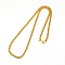 304 Stainless Steel Venetian Chain Necklace Making, Golden, 24.02 inch(61cm)x5mm