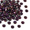 Preciosa® Crystal Hotfix Flatback Stones, Czech Crystal, Round(438 11 612 Chaton Rose VIVA 12 ®), 23980 230 Brown Flare, SS8(2.3~2.5mm)