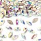 Preciosa® MAXIMA Crystal Fancy Stones, Czech Crystal, 435 14 615 Navette(Horse Eye), Dura Foiling, 00030 200 Crystal AB, 8x4mm