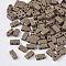 2-Hole Baking Paint Glass Seed Beads, Rectangle, Camel, 4.5~5.5x2x2~2.5mm, Hole: 0.5~0.8mm