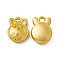 Rack Plating Alloy Pendants, Cadmium Free & Nickel Free & Lead Free, Rabbit Charm, Matte Gold Color, 13.5x10x4.5mm, Hole: 1.9mm