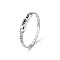 Fashionable Stainless Steel Pave Rhinestone Hinged Bangles for Women