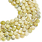 3 Strands Natural Dendritic Jasper Beads Strands, Round, 8.5mm, Hole: 1.2mm, about 46pcs/strand, 15.75 inch(40cm)