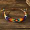 Bohemian Style Geometric Glass Seed Bead Handmade Bracelet for Women, Colorful