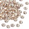 Preciosa® MAXIMA Crystal No Hotfix Flatback Stones, Czech Crystal, Dura Foiling, Round(438 11 615 Chaton Rose), 00030 235 Honey, SS6(1.9~2.1mm)