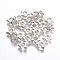 CCB Plastic Bead Frame, Star, Silver Color Plated, 10x3mm, Hole: 1mm