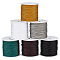 6 Rolls 6 Colors 23M Polyester Braided Thread, Chinese Knot Cord, with Spool, Mixed Color, 1mm, about 25.15 Yards(23m)/Set, 1 roll/color