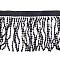Polyester Cord, Shimmering, Black, 166mm