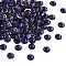 Preciosa® MAXIMA Crystal No Hotfix Flatback Stones, Czech Crystal, Dura Foiling, Round(438 11 615 Chaton Rose), 20490 Purple Velvet, SS6(1.9~2.1mm)