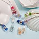 44 шт. 11 цвета стеклянные подвески GLAA-SZ0001-25-5