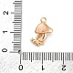 Латунные микро проложить кубического циркония подвески KK-D288-06G-3