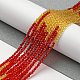 Прозрачный градиент цвета стеклянные бусины пряди GLAA-H021-01A-38-5
