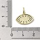 Латунные микро проложить кубического циркония подвески KK-E092-34G-3