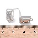 Латунные серьги-гвоздики из циркония KK-E107-22P-3
