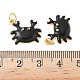 Латунь эмаль подвески KK-CJC0013-10G-02-RS-3