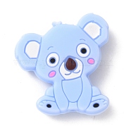 Коала силиконовые бусины SIL-WH0002-80F