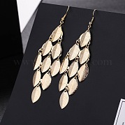 Серьги-подвески в виде кисточек из сплава листьев SV1506-6