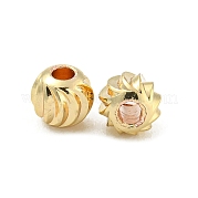 Латунные бусины с реечным покрытием FIND-T071-06G-01