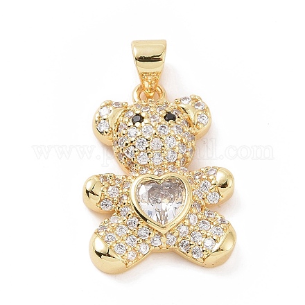 Латунные микро проложить кубического циркония подвески KK-C012-04G-08-1