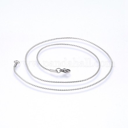 Не тускнеющие цепочки из нержавеющей стали 304 NJEW-F227-01P-01-1