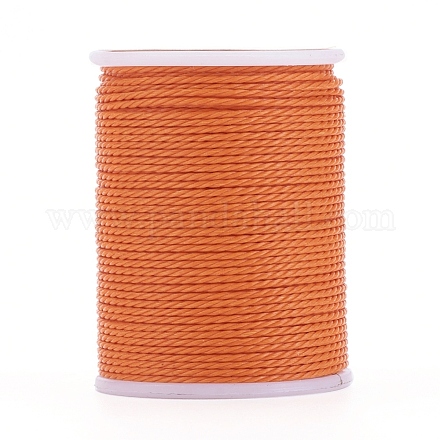 Круглый вощеный полиэфирный шнур X-YC-G006-01-1.0mm-07-1