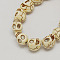 Gemstone Beads Strands, Synthetical Turquoise, Skull, for Halloween, White, 18x14x17mm, Hole: 1.5mm, about 18pcs/strand