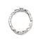Non-Tarnish 304 Stainless Steel Quick Link Connectors, Twisted Open Linking Rings, Oval, 12x10x1.4mm, Inner Diameter: 8x10mm