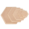 GLOBLELAND 5Pcs Clay Pottery Board Ceramic Clay Drying Board Pottery Tools Pottery Forming Board Clay Board for Clay Handbuilding Plate Forming Board Hexagon