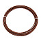 5M 2-Ply Anodized Aluminum Wire, Twisted Round, Bendable Metal Craft Wire, Flexible Craft Wire, for Beading Jewelry Craft Making, Sandy Brown, 3~4mm, about 16.40 Feet(5m)/Roll