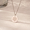 Stylish Stainless Steel Medical Symbol Pendant Necklaces for Women Daily Wear, Stainless Steel Color, 17.72 inch(45cm)